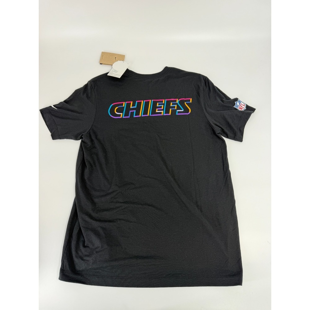 Kansas City Chiefs Nike 2025 NFL Crucial Catch Sideline Logo T-Shirt Mens SZ XL - Picture 4 of 5
